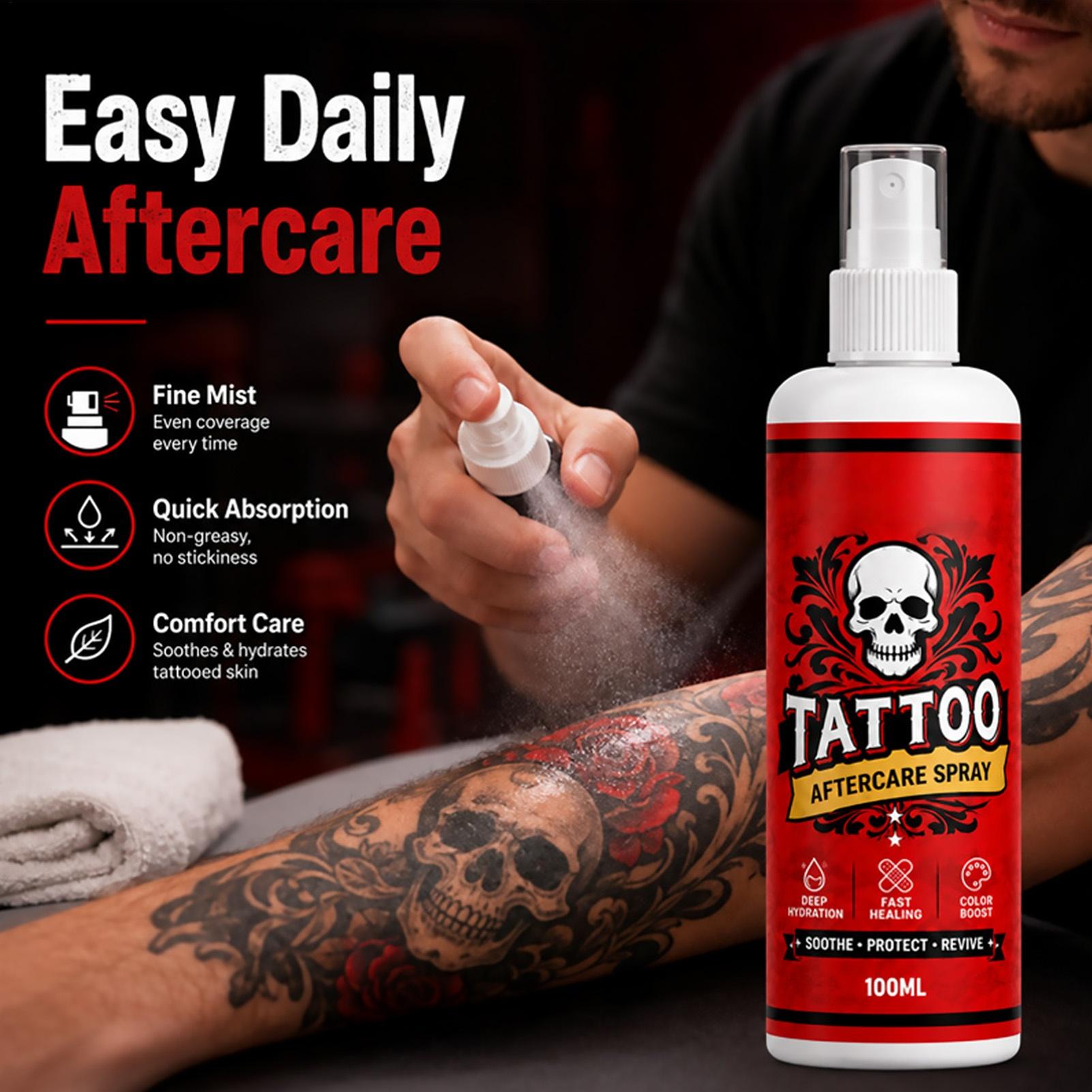 Room Spray Bottle - 100ml Tattoo Aftercare Spray Soothing Moisturizing
