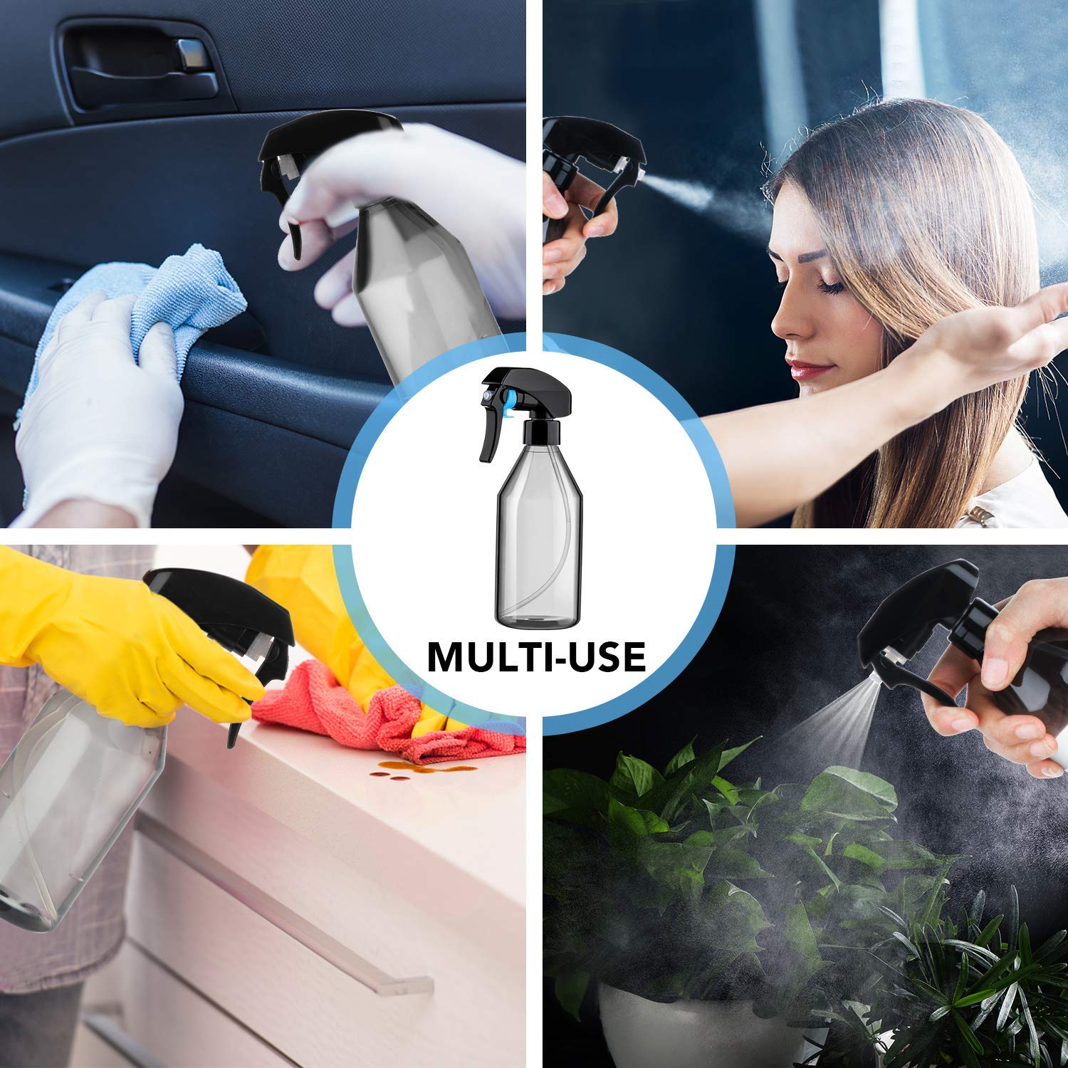 3Pack Spray Bottle, 10oz Plast - Room Spray Bottle recension och pris