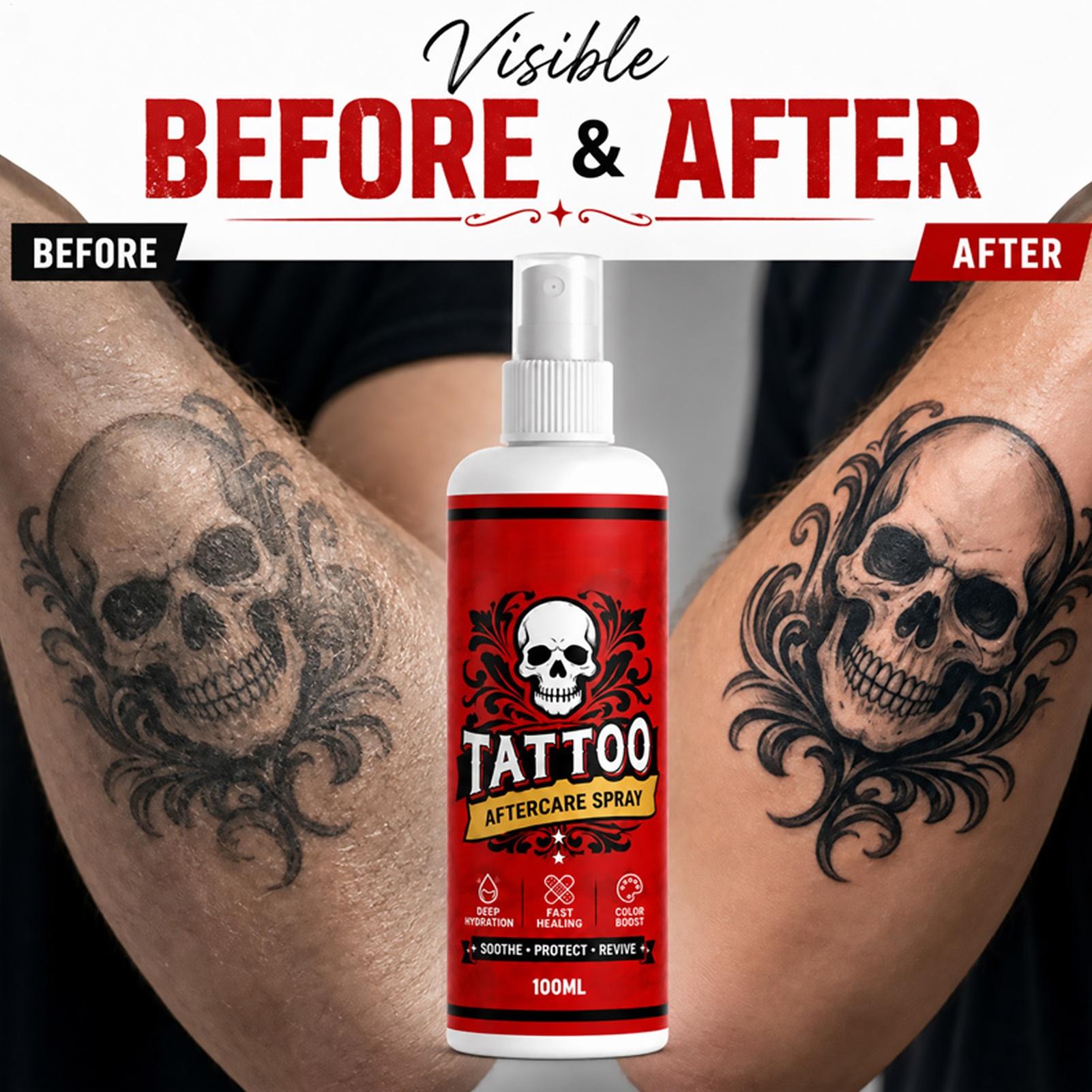 100ml Tattoo Aftercare Spray S - Room Spray Bottle recension och pris