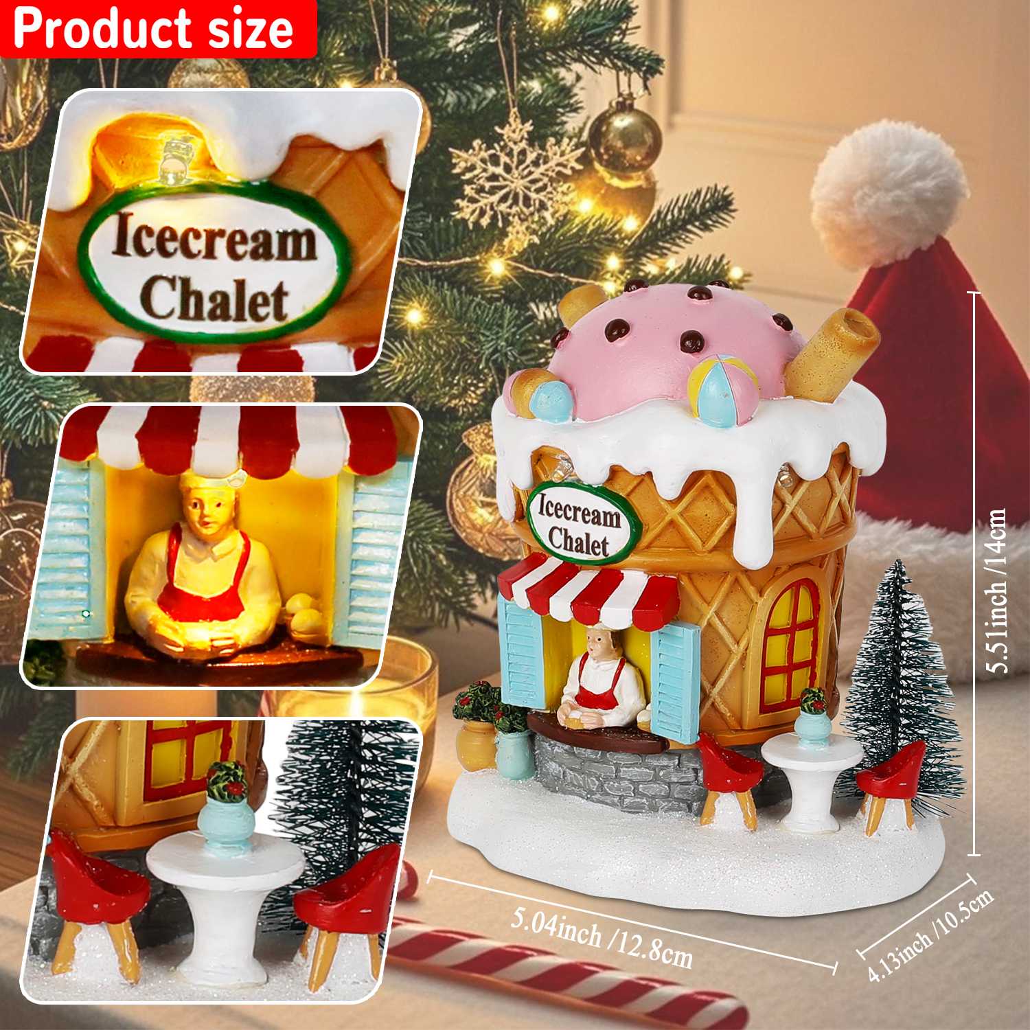 Light up Gingerbread Village H - Home Fragrance Gingerbread recension och pris