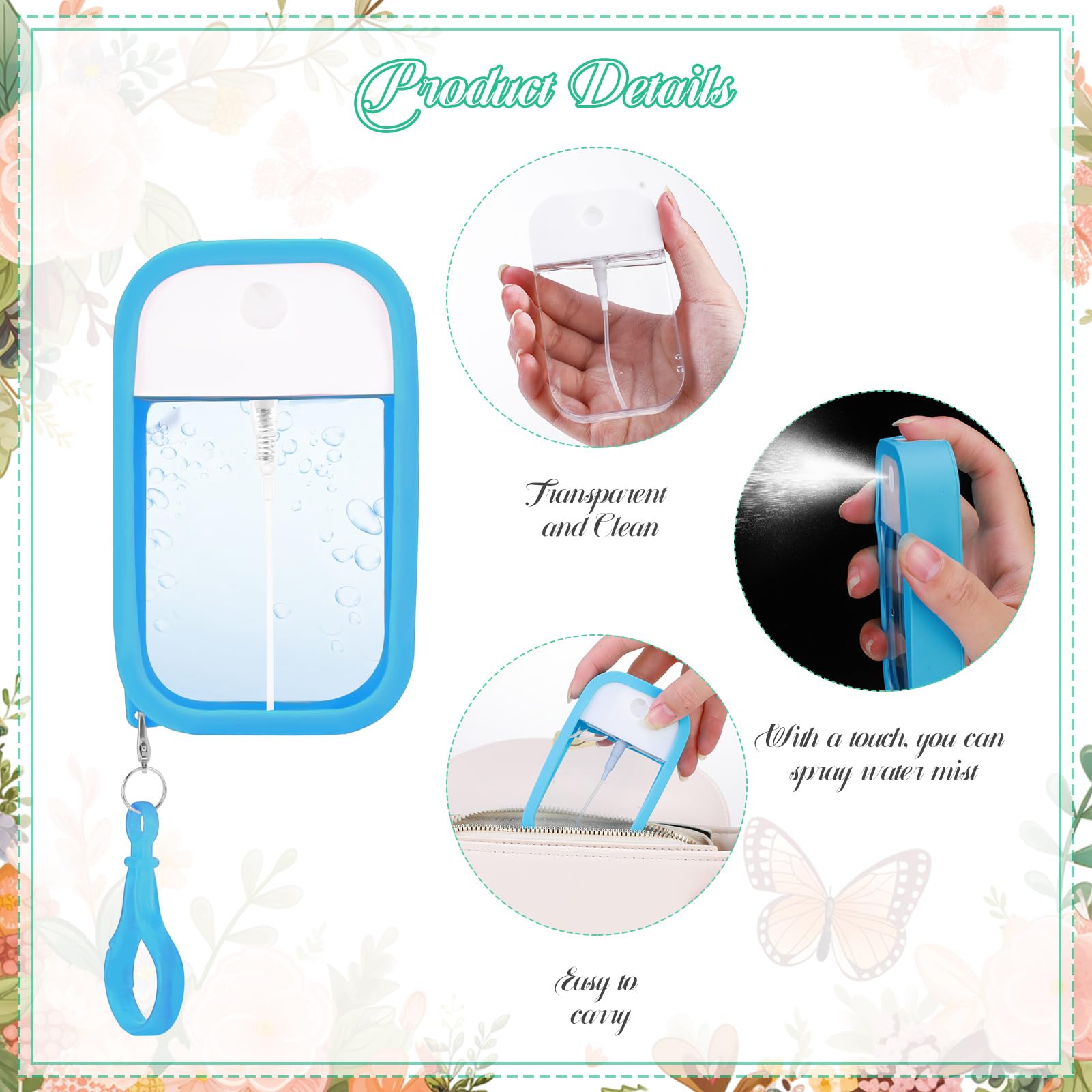20-1PCS 50ml Card Spray Bottle - Room Spray Bottle recension och pris