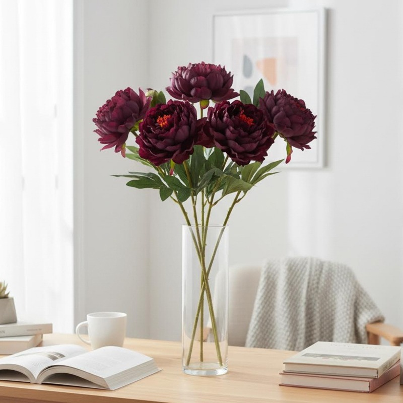 4 pieces of simulated peonies, - Home Fragrance Edg recension och pris
