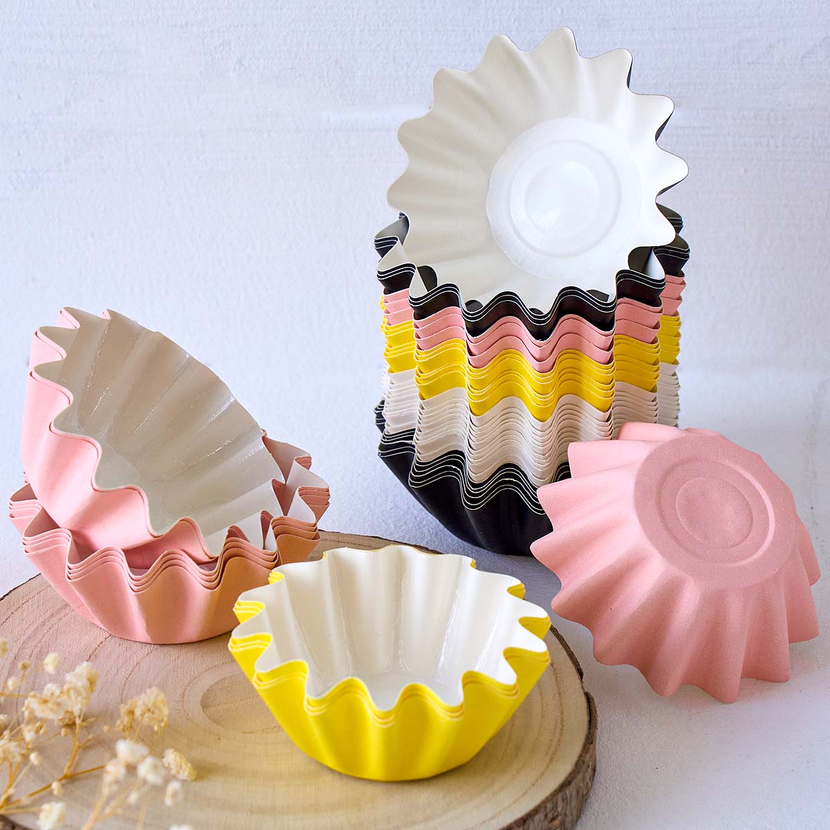 10pcs Wave Edge Wax Coated Pap - Home Fragrance Edg recension och pris