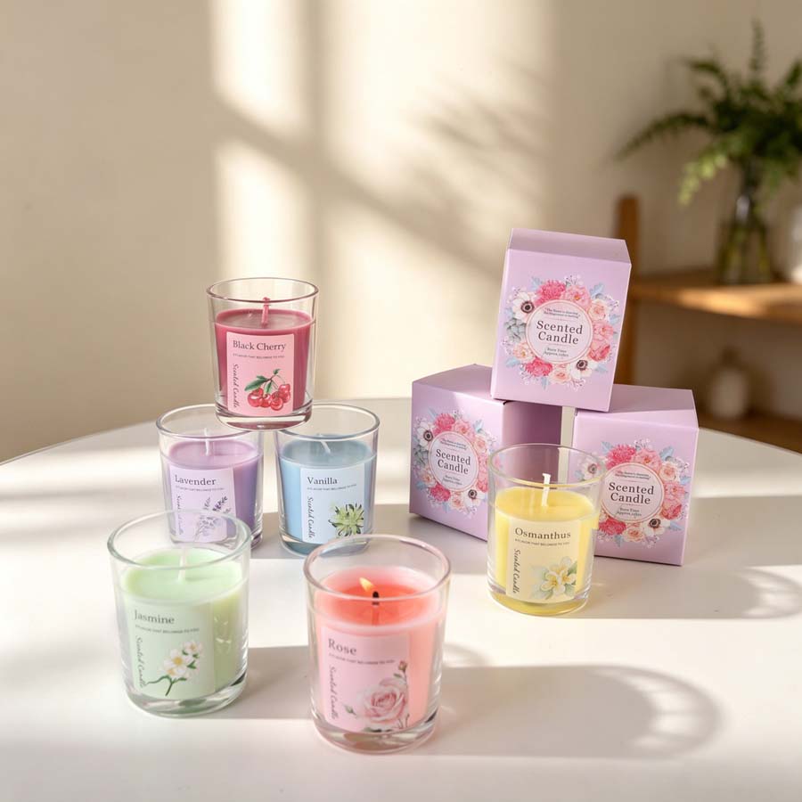Aromatherapy Scented Candle Gi - Home Fragrance Set Gift recension och pris