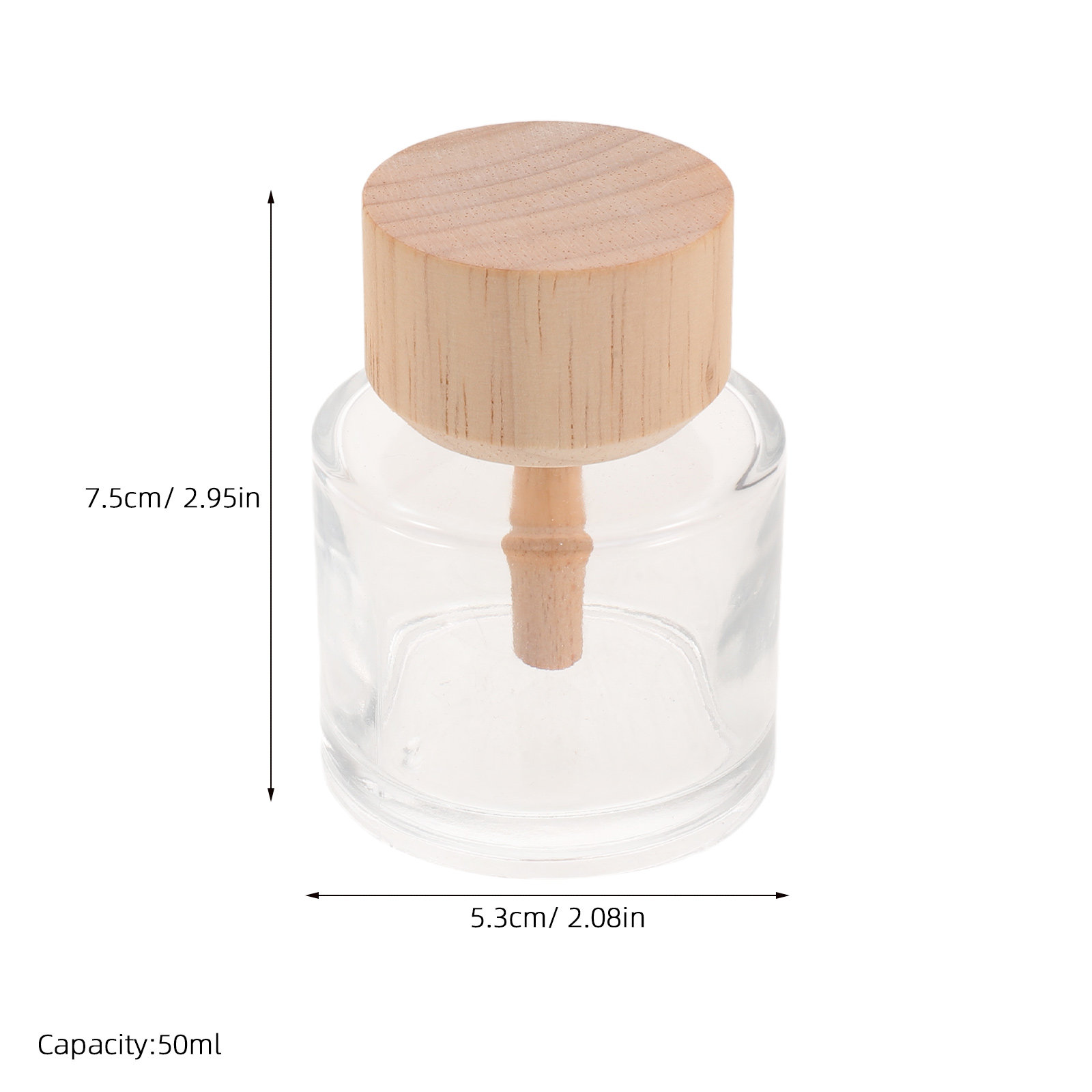 2Pcs Clear Glass Reed Diffuser - Home Fragrance Essential Oils recension och pris