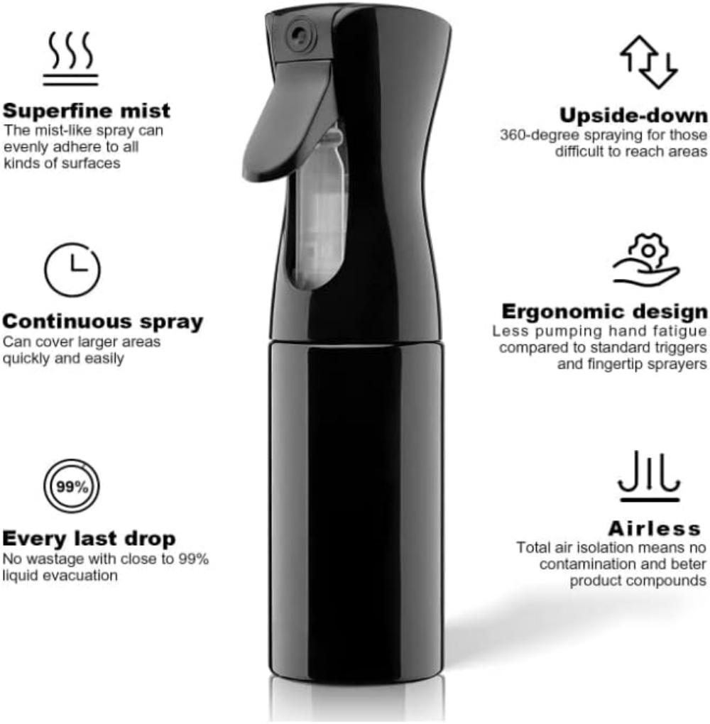 200ml Continuous Spray 360° Up - Room Spray Bottle recension och pris